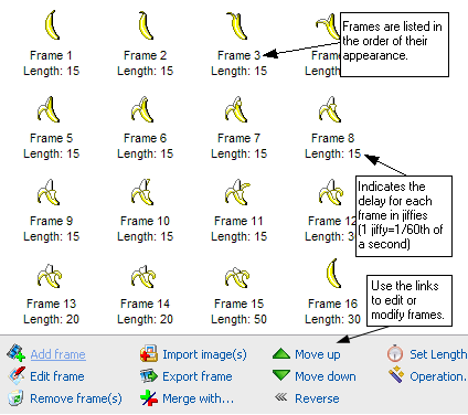 edit frames