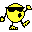Smiley animated cursor example