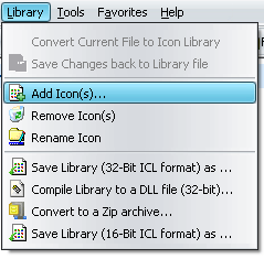 Create Icon DLL Files — GConvert window